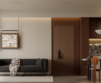 Wabi-sabi Style A Living Room-ID:313070063