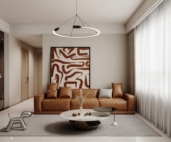 Modern A Living Room-ID:772960265