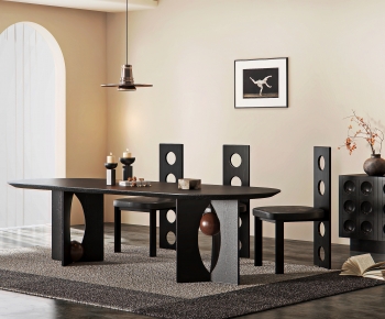 Modern Dining Table And Chairs-ID:564327006