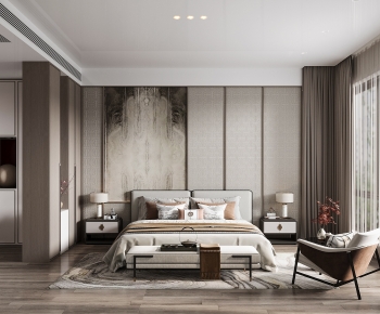 New Chinese Style Bedroom-ID:881704097
