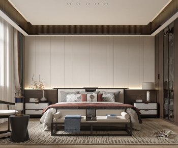 New Chinese Style Bedroom-ID:646326078