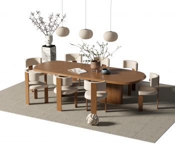 Modern Dining Table And Chairs-ID:866606009