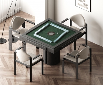 Modern Mahjong Tables And Chairs-ID:258982907