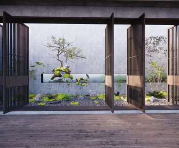New Chinese Style Courtyard/landscape-ID:216346982