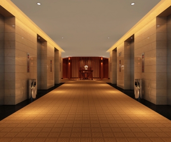 Southeast Asian Style Elevator Hall-ID:519670965