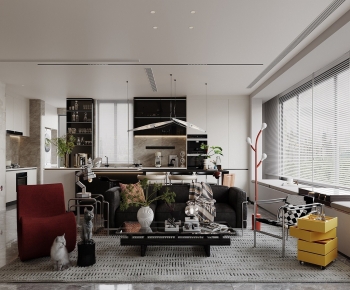 Modern A Living Room-ID:979813105