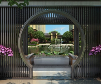 Chinese Style Garden-ID:573451042