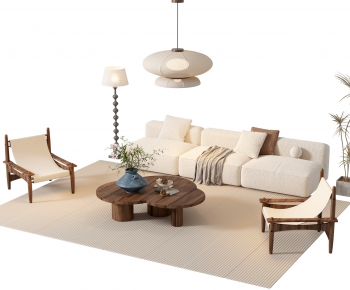 Wabi-sabi Style Sofa Combination-ID:362517124