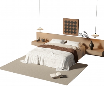 Modern Double Bed-ID:559695967