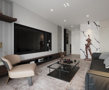 Modern A Living Room-ID:798079976