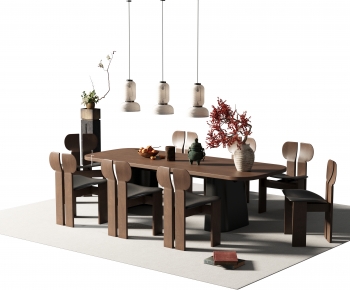 New Chinese Style Dining Table And Chairs-ID:981829248