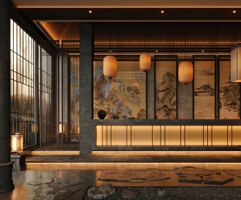 New Chinese Style Teahouse Tea House-ID:759639715