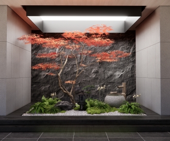 New Chinese Style Courtyard/landscape-ID:369300894
