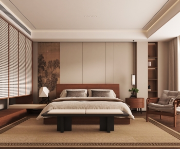 New Chinese Style Bedroom-ID:298654085