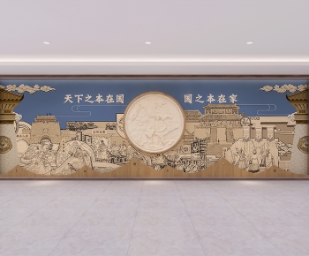 New Chinese Style Culture Wall-ID:203968059