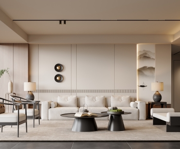 Modern A Living Room-ID:978694925