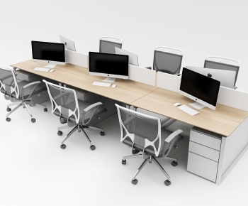 Modern Office Desk And Chair-ID:620052101