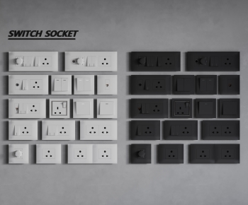 Modern Switch Socket Panel-ID:579493054