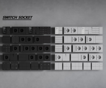 Modern Switch Socket Panel-ID:143616912