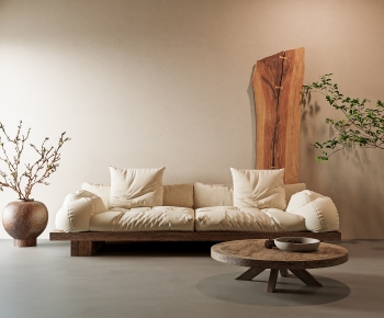 Wabi-sabi Style A Sofa For Two-ID:901179083