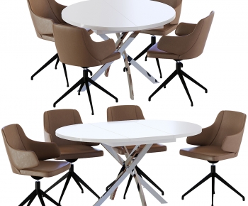 Modern Dining Table And Chairs-ID:490762958