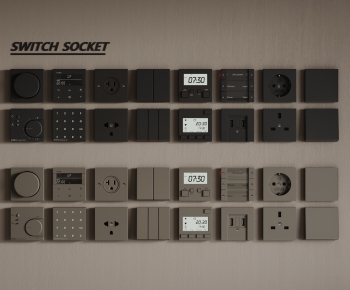 Modern Switch Socket Panel-ID:884147887