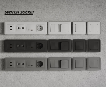 Modern Switch Socket Panel-ID:582592963
