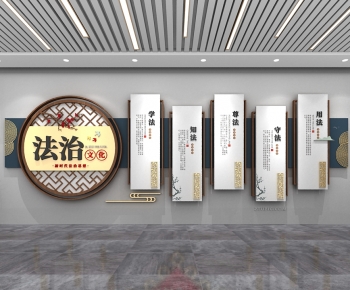 New Chinese Style Culture Wall-ID:432055002