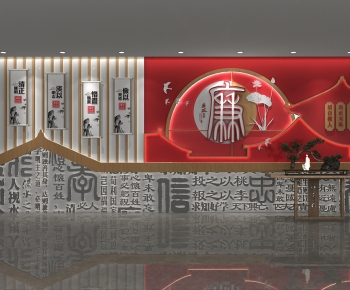 New Chinese Style Culture Wall-ID:267446998