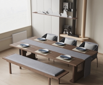 Modern Dining Table And Chairs-ID:548540124