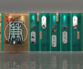 New Chinese Style Culture Wall-ID:496622093