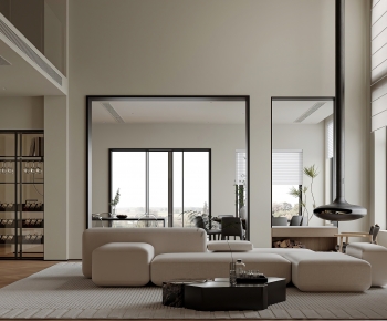 Modern A Living Room-ID:164697898