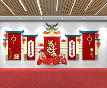 New Chinese Style Culture Wall-ID:487552888