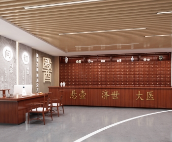 New Chinese Style Hospital-ID:134409904