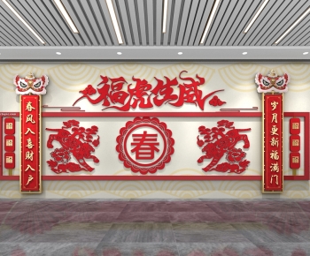 New Chinese Style Culture Wall-ID:987822063