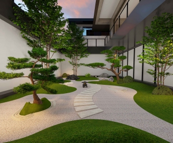 Modern Courtyard/landscape-ID:825140582