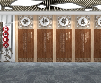 New Chinese Style Culture Wall-ID:813005928