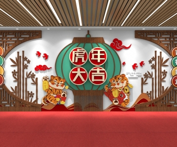New Chinese Style Culture Wall-ID:203095912