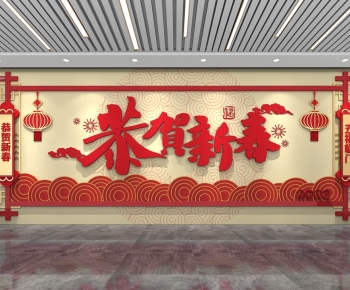 New Chinese Style Culture Wall-ID:568962101