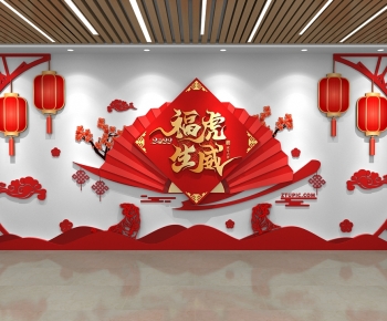 New Chinese Style Culture Wall-ID:248195894