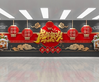 New Chinese Style Culture Wall-ID:465709922