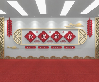New Chinese Style Culture Wall-ID:524755006