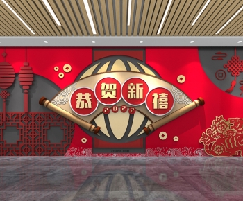 New Chinese Style Culture Wall-ID:229743006
