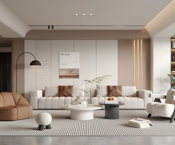 Modern A Living Room-ID:369035015