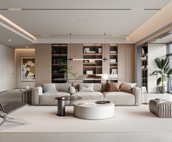 Modern A Living Room-ID:243442061