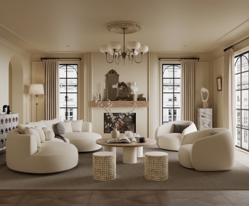 French Style A Living Room-ID:231904982