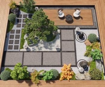 New Chinese Style Courtyard/landscape-ID:422528989