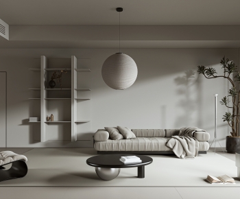 Wabi-sabi Style A Living Room-ID:134042985