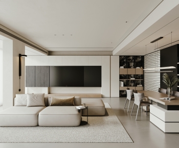 Modern A Living Room-ID:662954096
