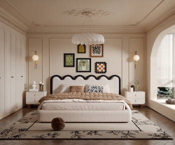 French Style Bedroom-ID:580107934